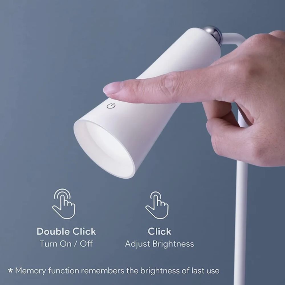Multifunctionele magnetische bureaulamp Traploos dimmen Aanraakbediening USB oplaadbare lamp Zacht licht 3 modi LED-lamp Lezen
