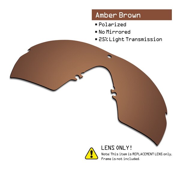 Smartvlt Gepolariseerde Vervanging Lenzen Voor Oakley Si M Frame 2.0 Zonnebril-Meerdere Opties: Amber Brown