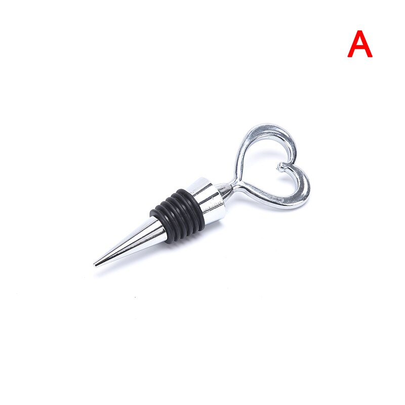10Styles Wine Bottle Stopper Zinc Alloy Decorative Snowflake Stopper Party Supplies for Keeping Wine Fresh: YHG838-A