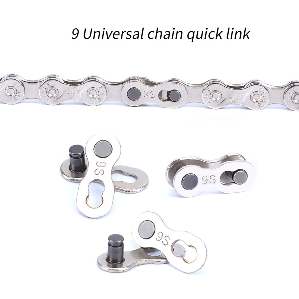 5 Set Bike Connecting Chain Quick Link Connector Bicycle Chain Joint Magic Buckle 6/7/8/9/10/11/12 Speed Cycling Parts