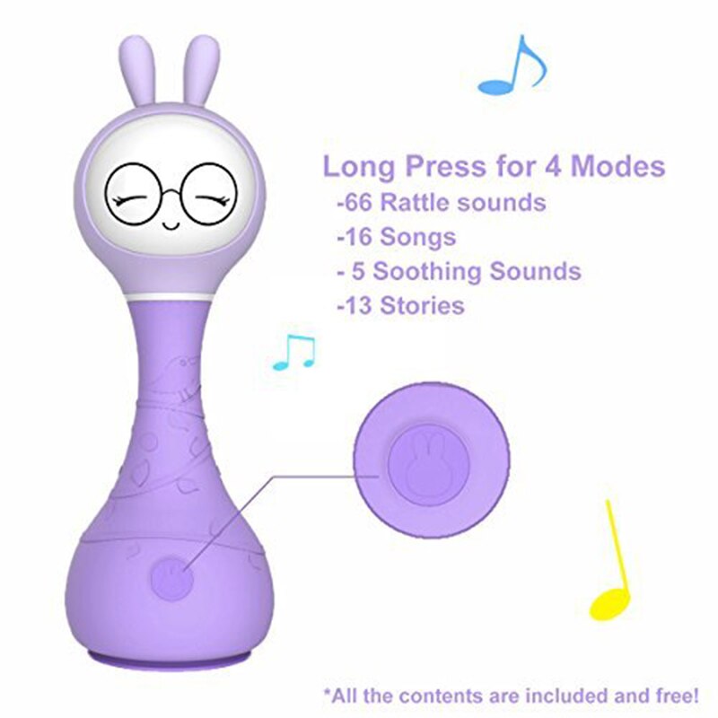 Alilo Smarty R1 Weihnachten für freundlicher Hase Baby spielzeug Art Musik Spieler Clever Geschichtenerzähler Intelligente roboter cozmo Golbe