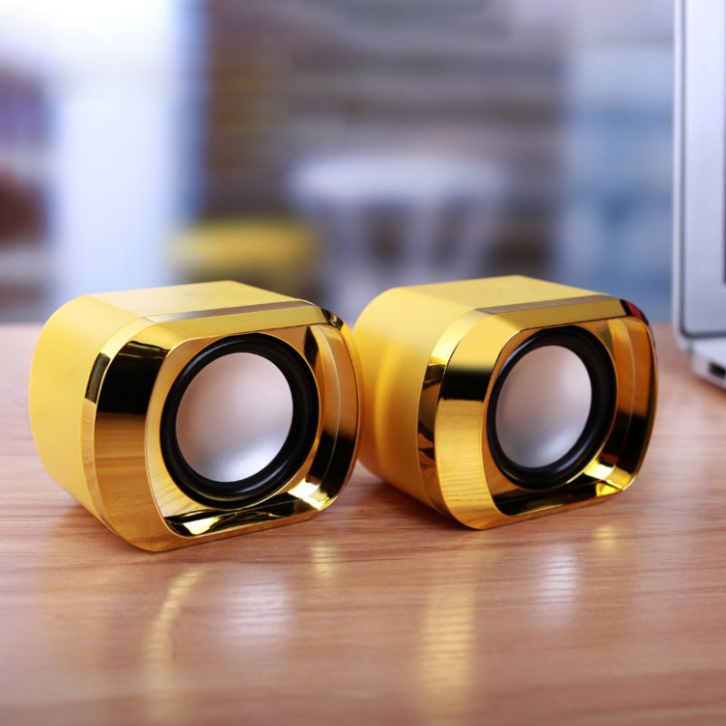 Laptop Desktop Computer Bass Surround sound Speakers USB Mini Multimedia Phone Subwoofer Home Office Stereo Speakers