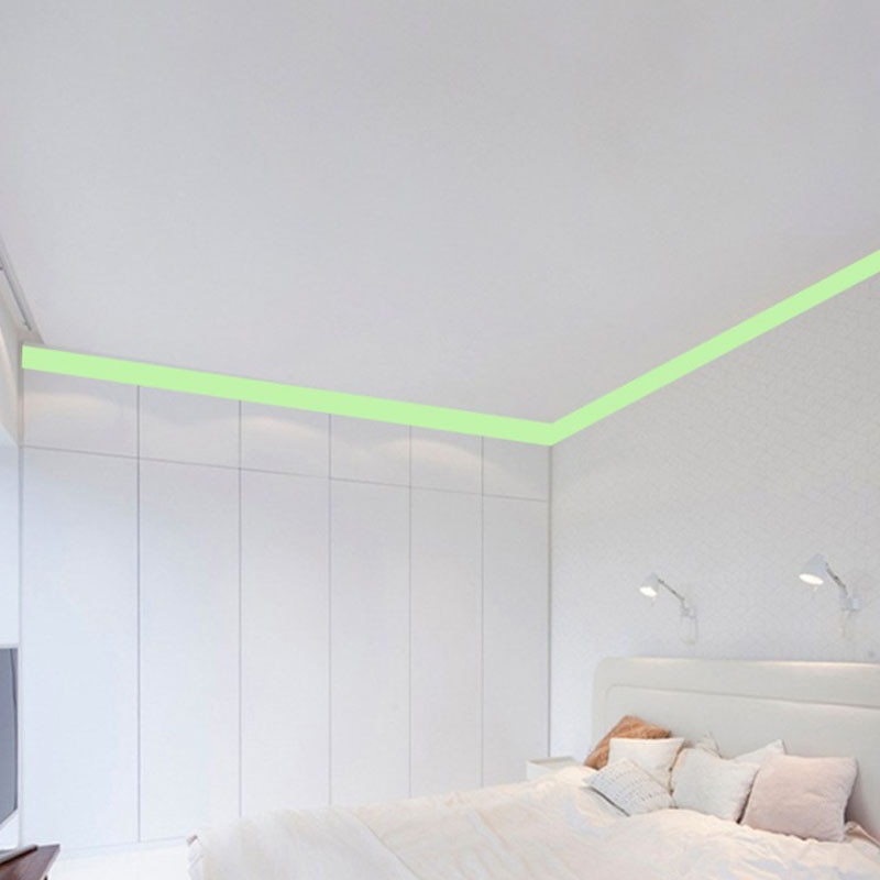 Modieuze Glow-In-The-Dark Riem Kicks De Voet Lijn Milieubescherming Huishouden Metoop Siert Glow-in-The-Dark Strip