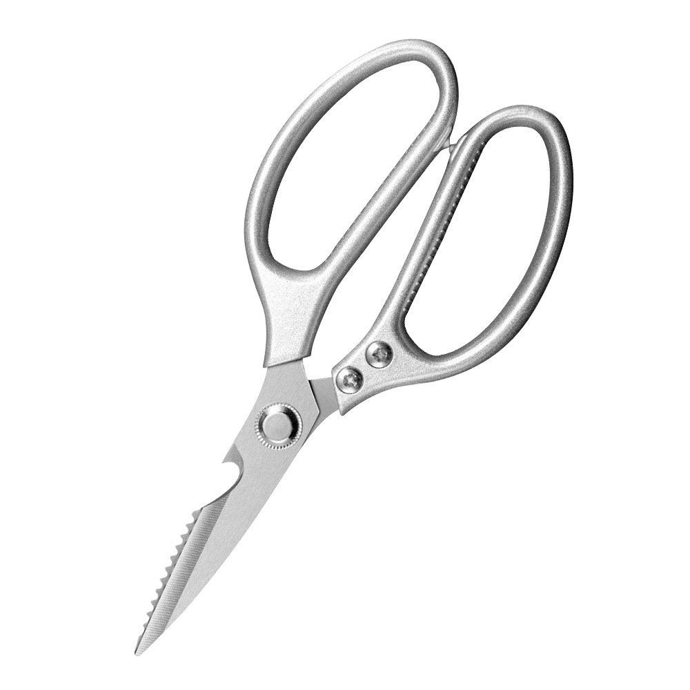 Kitchen Scissors Chicken Bone Kitchen Shears,Duck Fish Cutter 4Cr Stainless Steel Fish Scissors Scale Clean Cook Scissors Knife: Gold