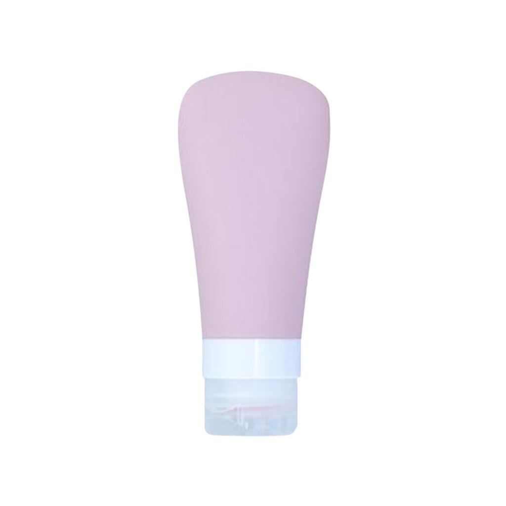 Wiederverwendbare Fan-Förmigen Kieselsäure Gel Verpackung Flasche einstellen Reise Unter Abfüllung einstellen Kosmetik sub-Flasche Reise Flasche silikon Flasche: Rosa 