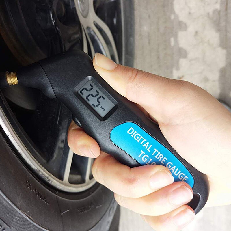 Digital Car Tire Tyre Air Pressure Gauge Meter LCD Display Manometer Barometers Tester for Car Truck Motorcycle Bike