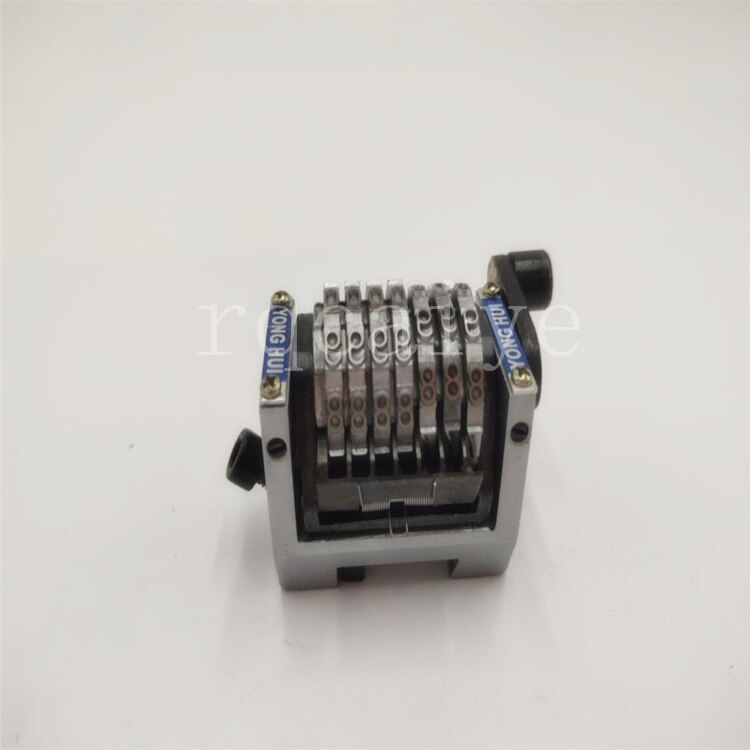 2 stuks 3 sinking GTO 7-cijfers nummering machine Horizontale linksom jump mot 0987654 ...... zijden 22.3