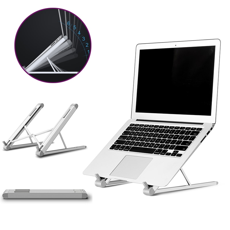 Draagbare Hoogtes Verstelbare Notebook Stand Voor Laptop Aluminium Computer Stand Houder Voor Macbook Air Pro Laptopstandaard