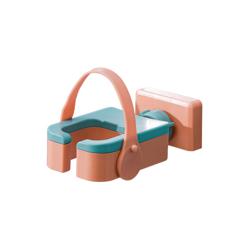 Draaibare Föhn Rack Gratis Ponsen Huishoudelijke Badkamer Accessoires Opslag Muur Gemonteerde 180 Graden Rotatie Gratis Handen: Orange