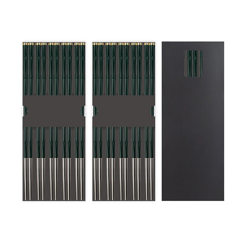 Palillos chinos reutilizables de fibra de vidrio, antideslizantes, aptos para lavavajillas, 18, 8, 5 pares
