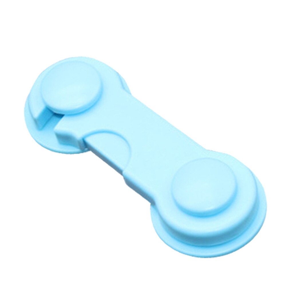 Child Lock Protection Of Children Locking Doors For Children's Safety Kids Safety Plastic Protection Safety Lock Cabinet Lock: 1pcsBlue
