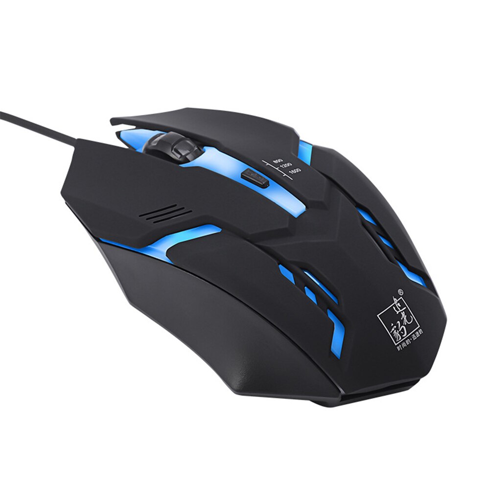 K2 Computer Gaming Mouse with RGB light Luminous Wired Mouse with 3 DPI levels USB Wired Mute Mice For Desktop Laptop PC