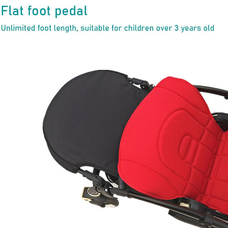 Accesorios de cochecito de bebé, reposapiés extensible ajustable para Bugaboo Bee 5 Bee 3: Flat pedal