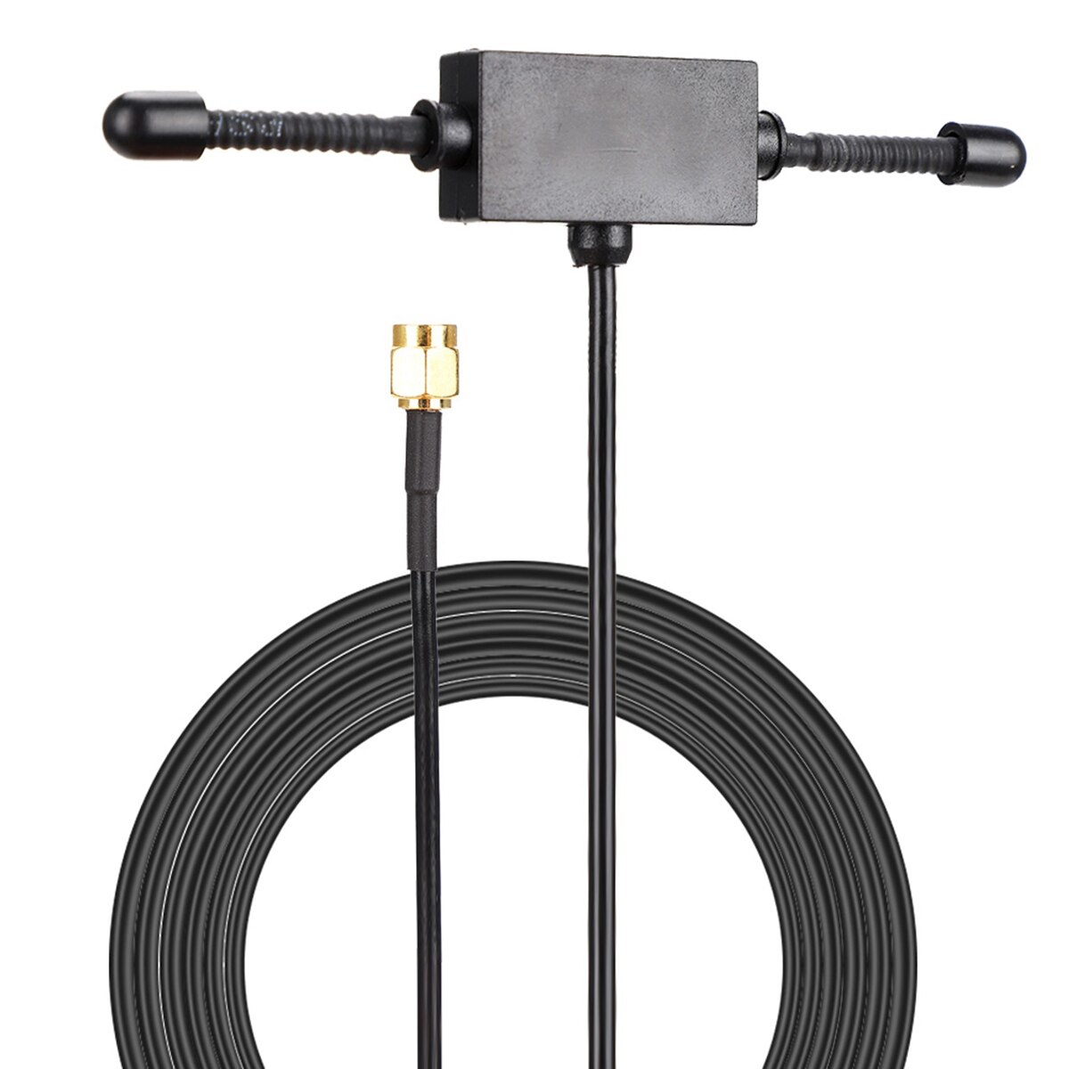 Antena de escáner de ganancia de recepción de 3dB, conector macho BNC, antenas de banda completa de montaje de vidrio para Uniden, para Escáner de Radio Motorola