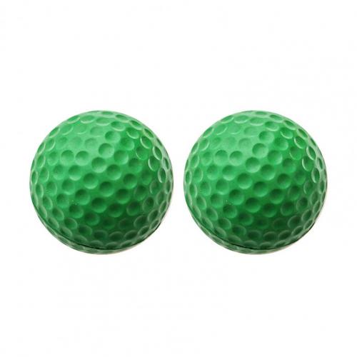 Soft Golf Balls Solid Color Golf Light Balls Eco-friendly Skin-friendly Useful Portable Solid Golf ball: Green