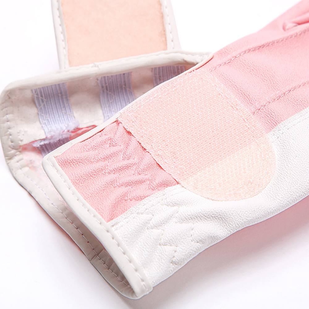 Guantes de Golf para mujer, manoplas de mano izquierda y derecha, paño de microfibra, partículas de silicona transpirables, antideslizantes, estilo coreano