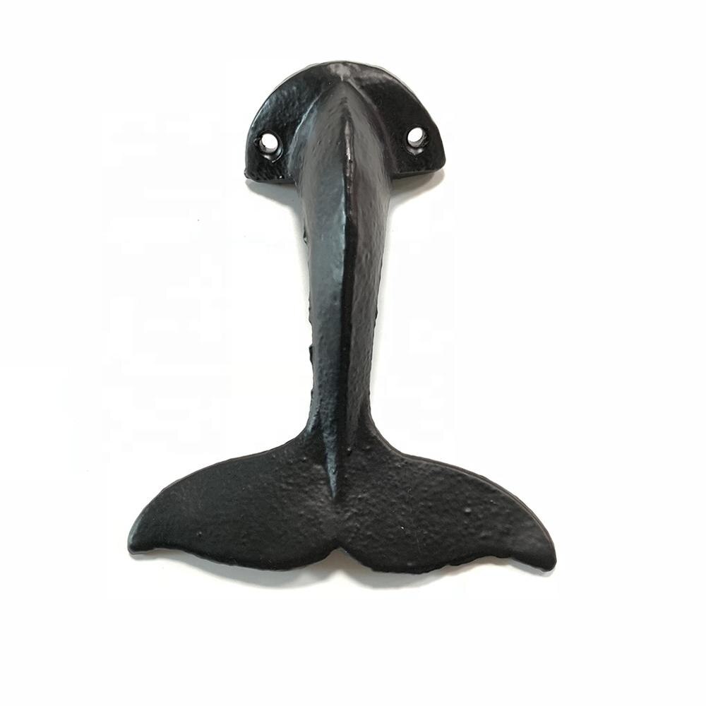 maison créative dauphin décoration métal fonte en fer forgé Animal mural crochet