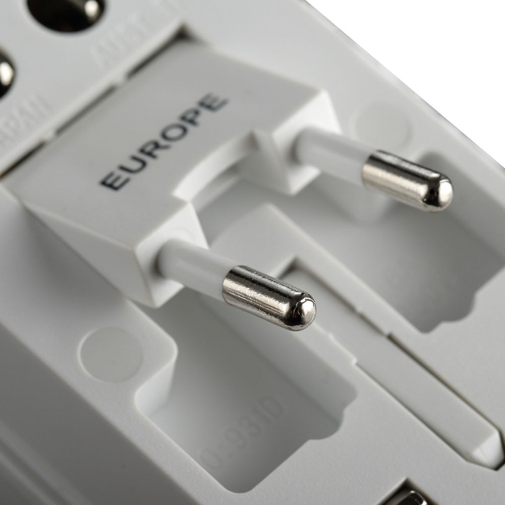 World Wall Charger Outlet Power Socket Converter Universal Plug Portable Travel Adapter International Dual USB Quick Charging