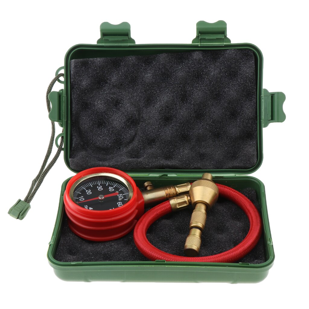 Rapid Pointer Tyre Tire Deflator Quick With Air Pressure Gauge Valve Tool