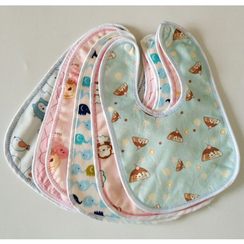 1 PC Unisex Moda Bebê de Algodão Toalha Macia Lenço Babadores Burp Panos de Alimentação Bata Cor Aleatória: Default Title