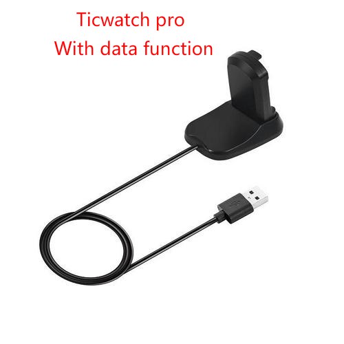 1pc support chargeur usb pour Ticwatch Pro Dock support adaptateur câble montre intelligente support magnétique/ligne chargeur accessoires: 1 for Ticwatch pro