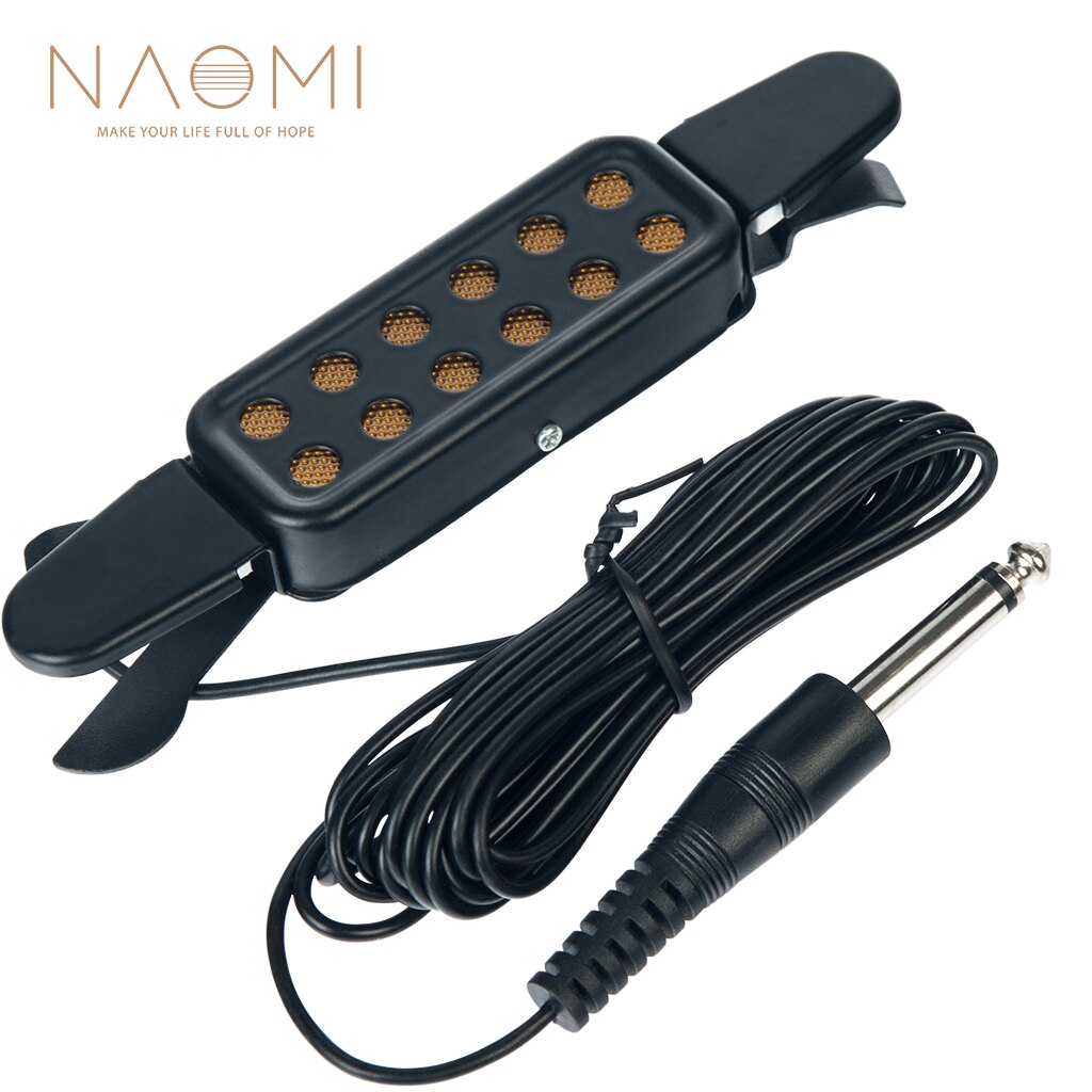 Acoutic Guitar Pickup Preamp LC-5 5 Bands EQ Equalizer Acoustic Guitar Preamp EQ Equalizer Tuner Piezo Ceramic Pick-up: JD-1