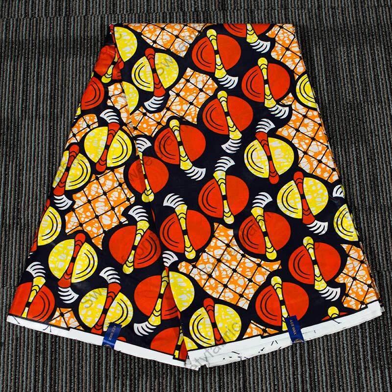 100% Cotton Wax African Fabrics 6 Yards Nederlands Prints Pagne ankara Veritable Holland For Sewing Party Dress Bed