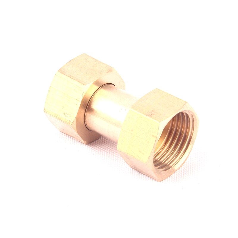 1pc 1/2 Inch Brass Adapter Female Thread Brass Straight Connector Home Water Heater Fitting: Default Title
