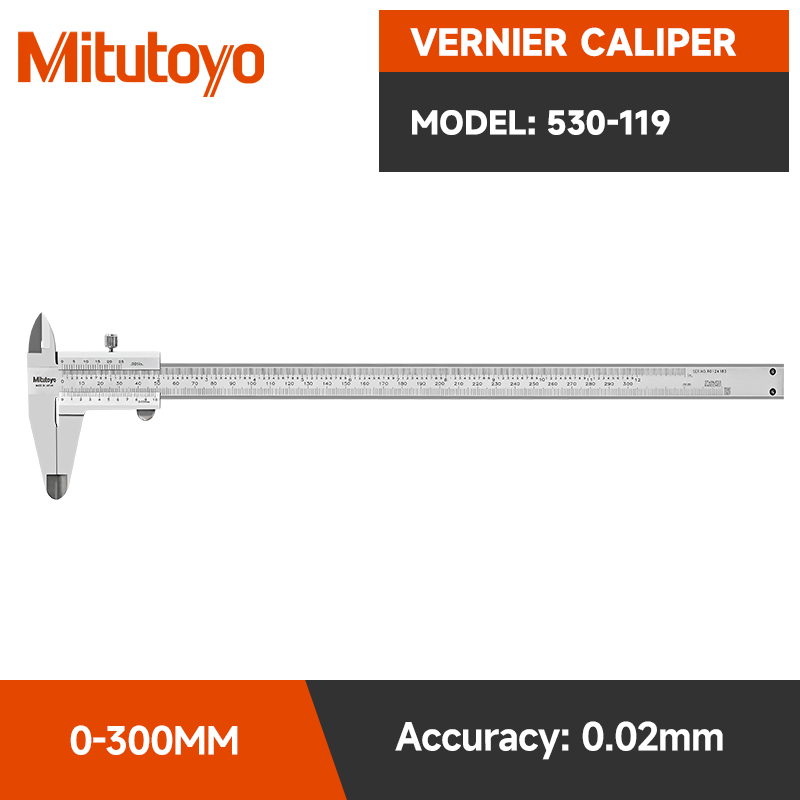 Mitutoyo Vernier Caliper High Precision 0.02mm Measurement Scale Gauges Vernier Caliper 0-150/200/300mm Accurate Measuring Tools