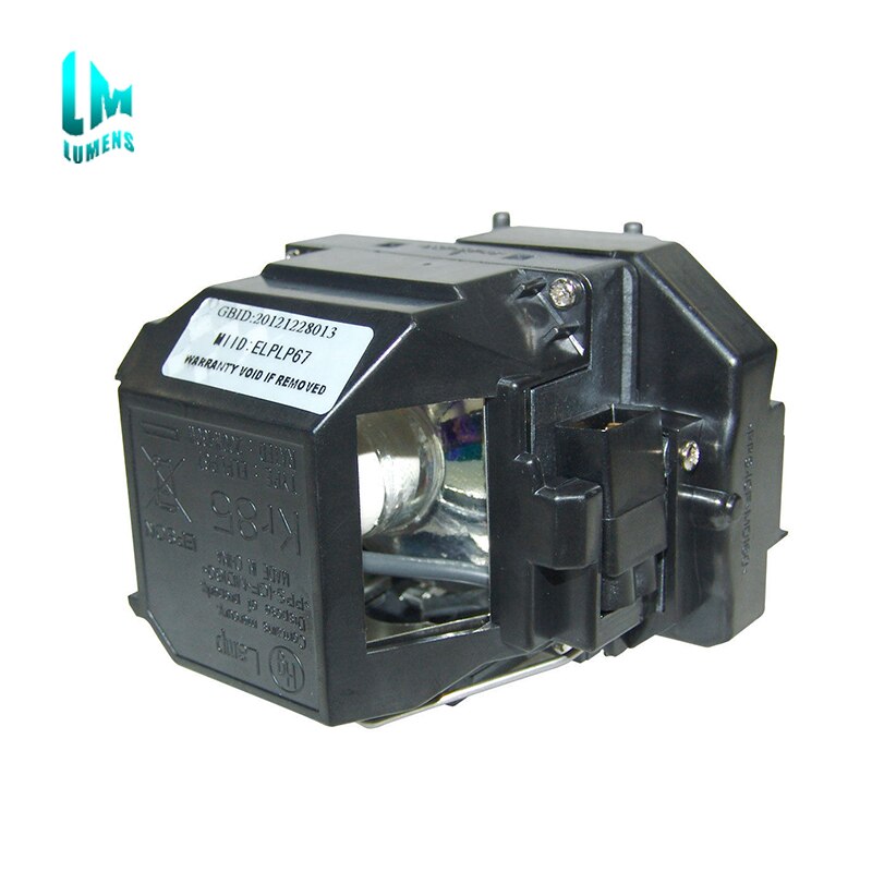 Projector Lamp ELP67 V13H010L67 For-Epson EB-X02 EB-S02 EB-W02 EB-W12 EB-X12 EB-S12 S12 EB-X11 EB-X14 EB-W16 9 Years Store