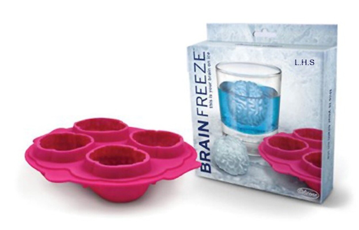 Amusant bricolage cerveau forme bac à glace moule Fred cerveau glace moule | bac à glace TPR alimentaire bac à glace petit glaçon cuisine gadgets