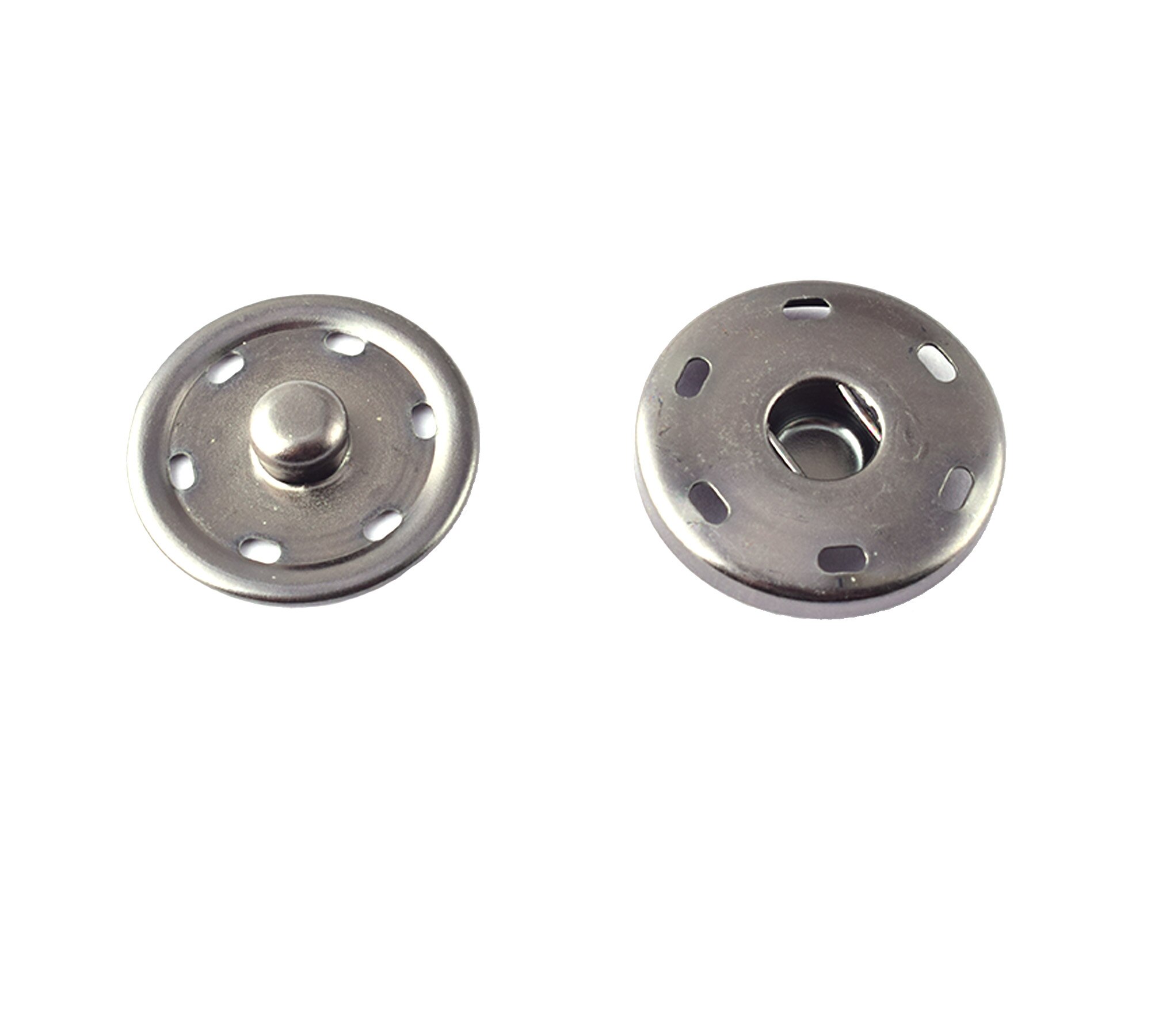 Metal Snaps Buckle Fasteners Sewing Process Snap Leather Snap Sets Clothing Sewing Products DIY Accessories 1.2Inch Gunmetal