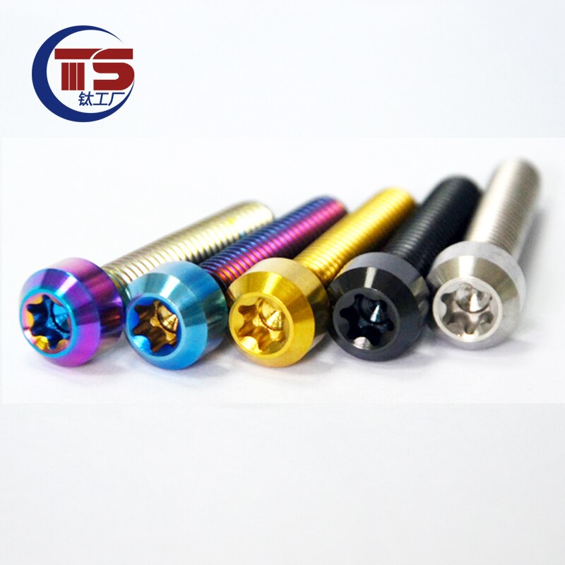 Lot De Boulons De Frein Vélo - Titane/alliage Acier, Fixation Torx - Pièces Détachées