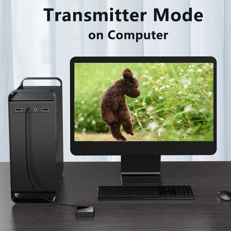 -bluetooth-ontvanger zender 2 in 1 glasvezel bluetooth-adapter 5.0 draadloze o-zender