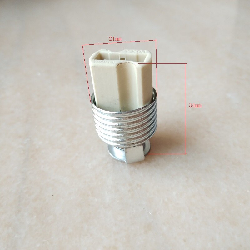 G9 ensemble complet de bases de lampe, G9 douille de lampe avec coque en métal, support de lampe G9 en céramique avec support en métal m10