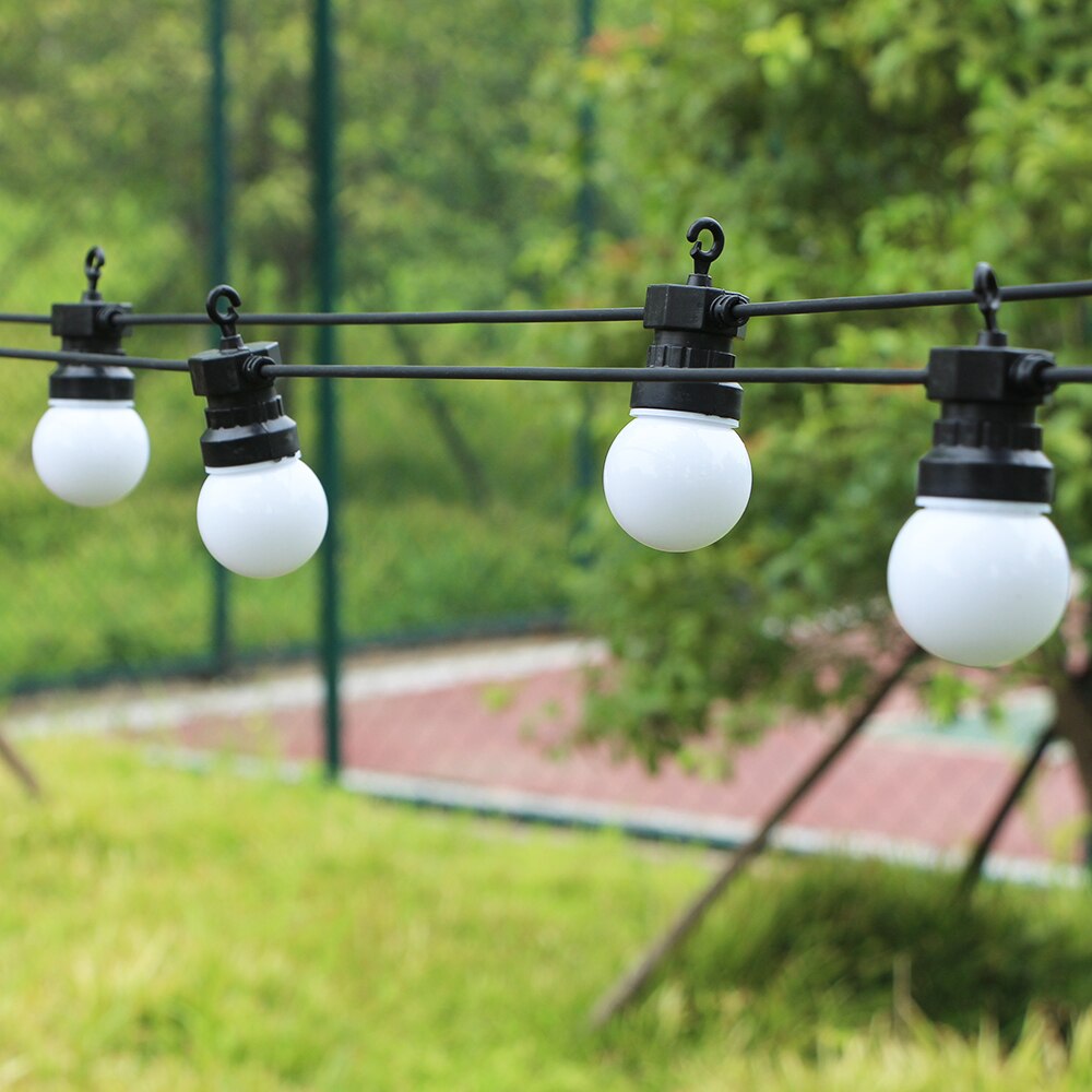 13M G50 Globe LED Festoon String Light Timer Function Outdoor Waterproof Garland Patio Light Christmas Hanging Camping Light D20