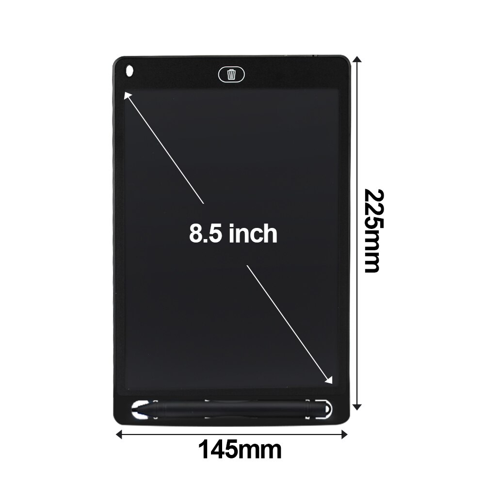 12 Inch Smart Lcd Schrijven Tablet Schilderen Ewriter Handschrift Pad Elektronische Digitale Tekening Grafische Tablet Raad Kinderen: Black 8.5 inch