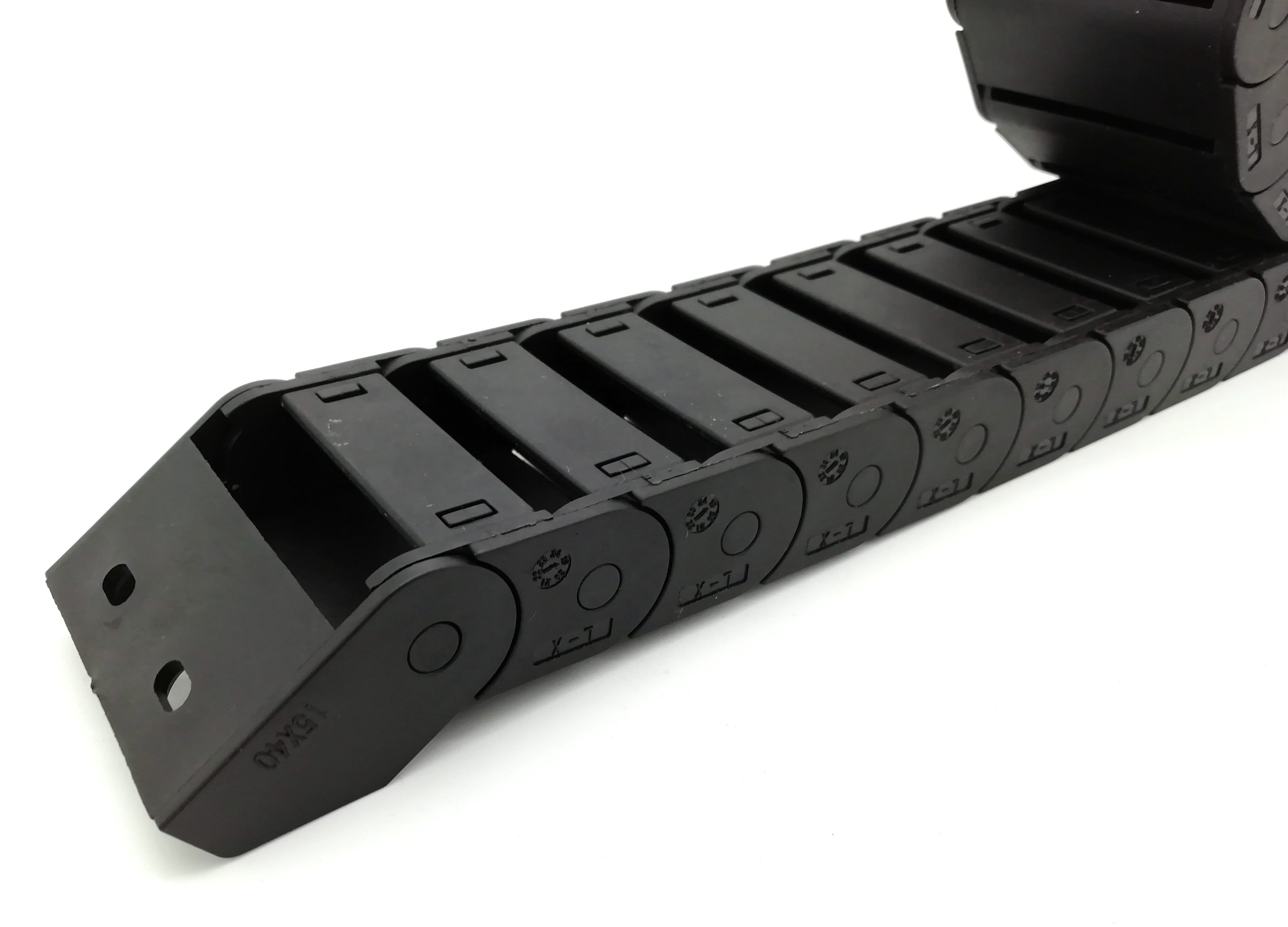 Open Drag Chain 15*40mm Inner Cable Carrier Energy Chain