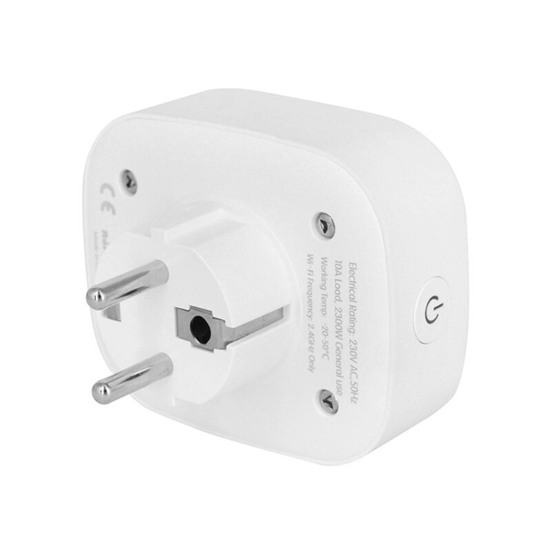 =Remote Control Home Smart WiFi Power Socket Adaptor Wireless Timer Light Switch EU Plug