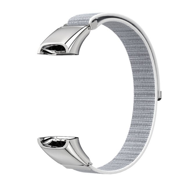 Til huawei band 4 rem nylon armbånd til correa huawei band 5i rem armbånd udskiftningstilbehør: Muslingeskal / Til huawei bånd 5i