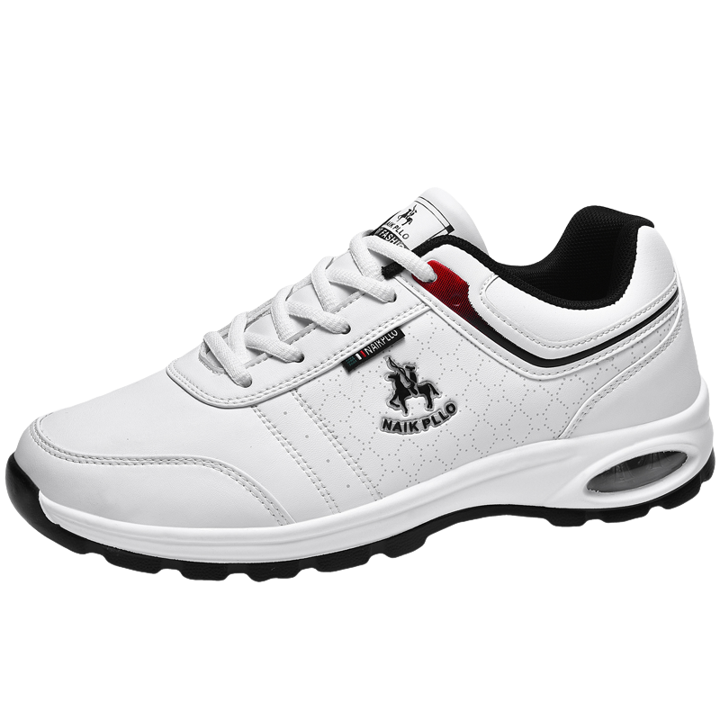 Spring Golf Shoes Leather Air Cushion Comfortable Golf Sports Coach Men's Sneakers Men's Lightweight Sneakers: bai se 32725 / 7