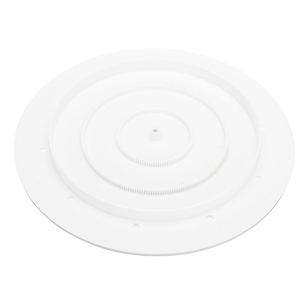 Electric Motorized 360° Rotating Display Stand Turntable Round White Velvet Coping for food or Jewelry Display