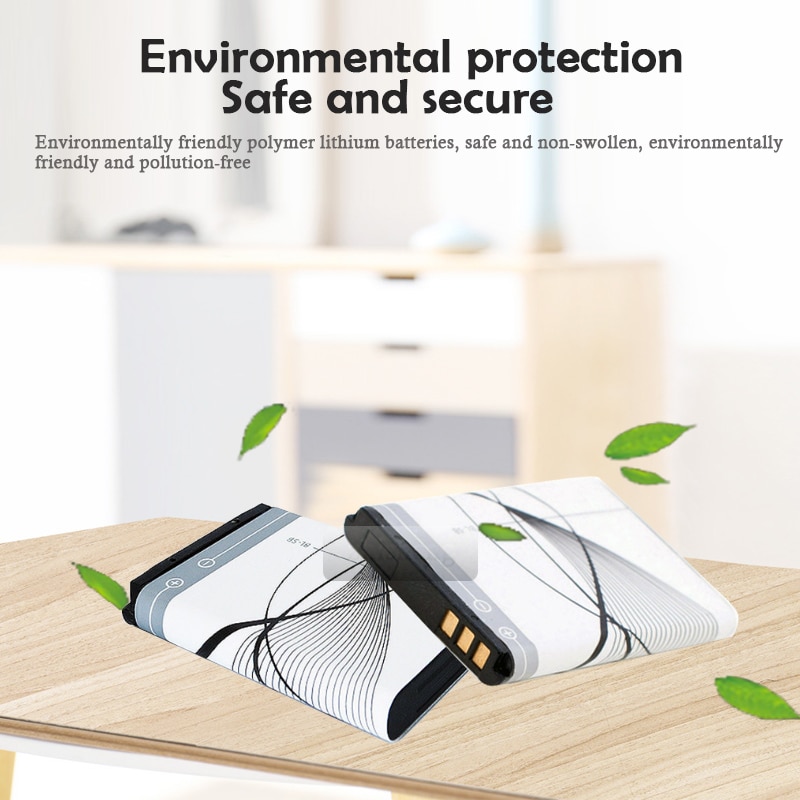 1 Uds BL-5B BL5B teléfono 3,7 V batería de litio de 890mAh Li-Po batería para Nokia N83 N80 6120, 6230, 5200, 3220, 3230, 5140 5140i 5200, 5208