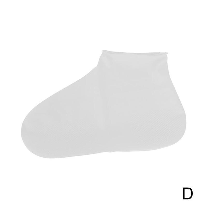 Silicone Material Unisex Shoes Protectors Waterproof Shoe Cover Rain Shoe Covers Rain Boots Indoor Outdoor Rainy Day Foot Cover: Auburn / 0