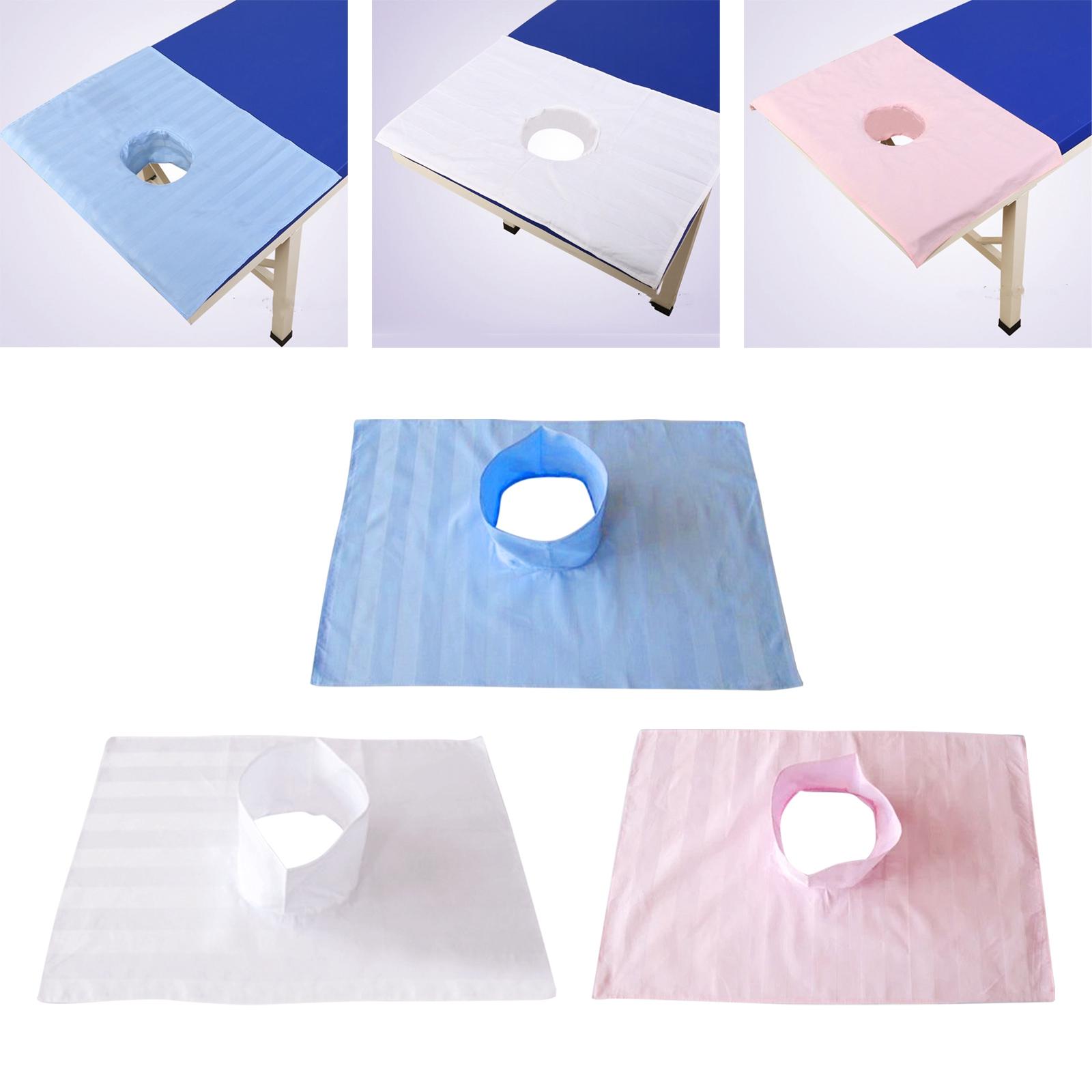 Massage Tafel Voorblad Met Gezicht Gat Massage Handdoek Katoen Massage Laken Sectionele Badstof Cover Voor Massage Tafels