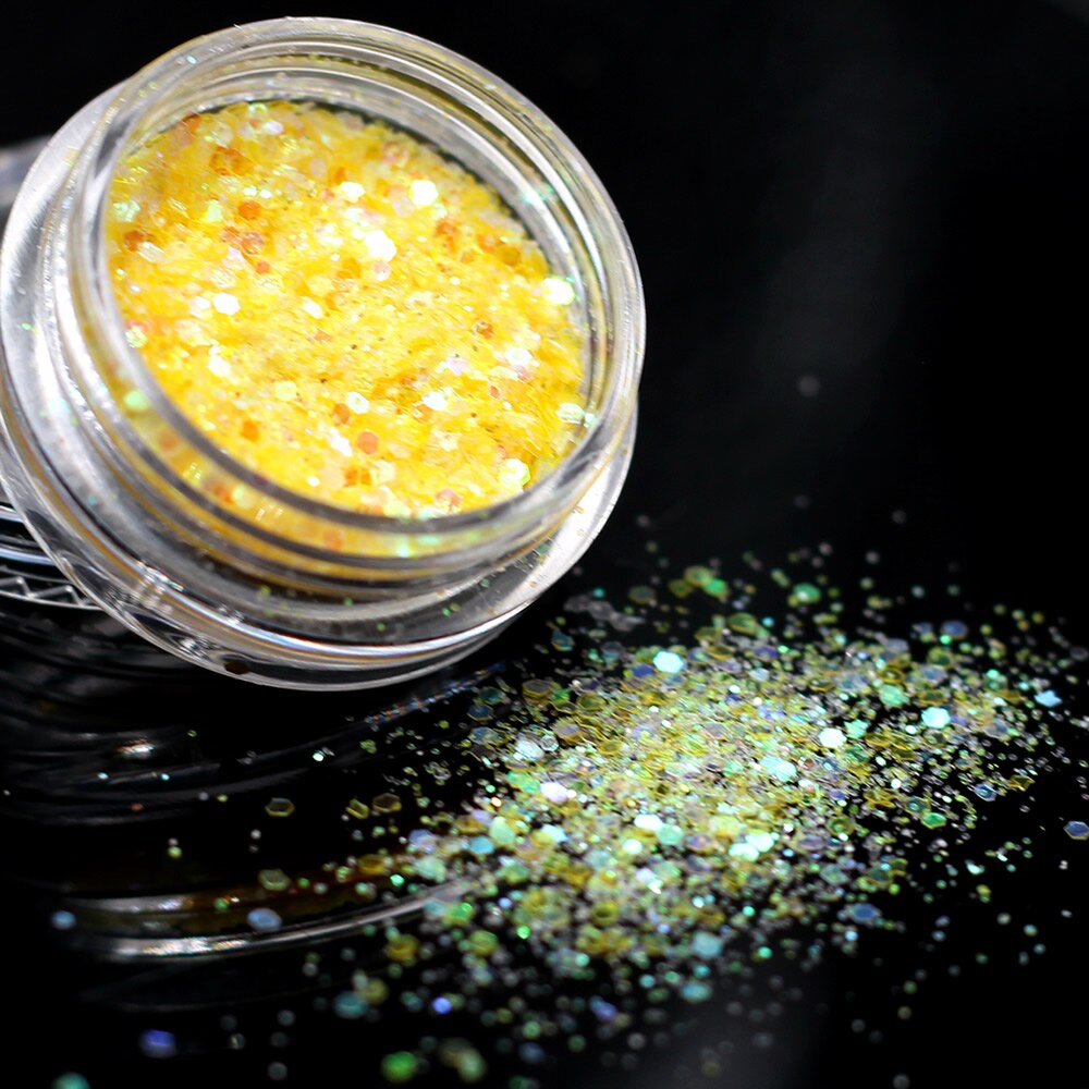 1 stk lyseblå farve neglesten ab farve rhinestone uregelmæssige perler manicure til negle kunst dekorationer krystaller: 6