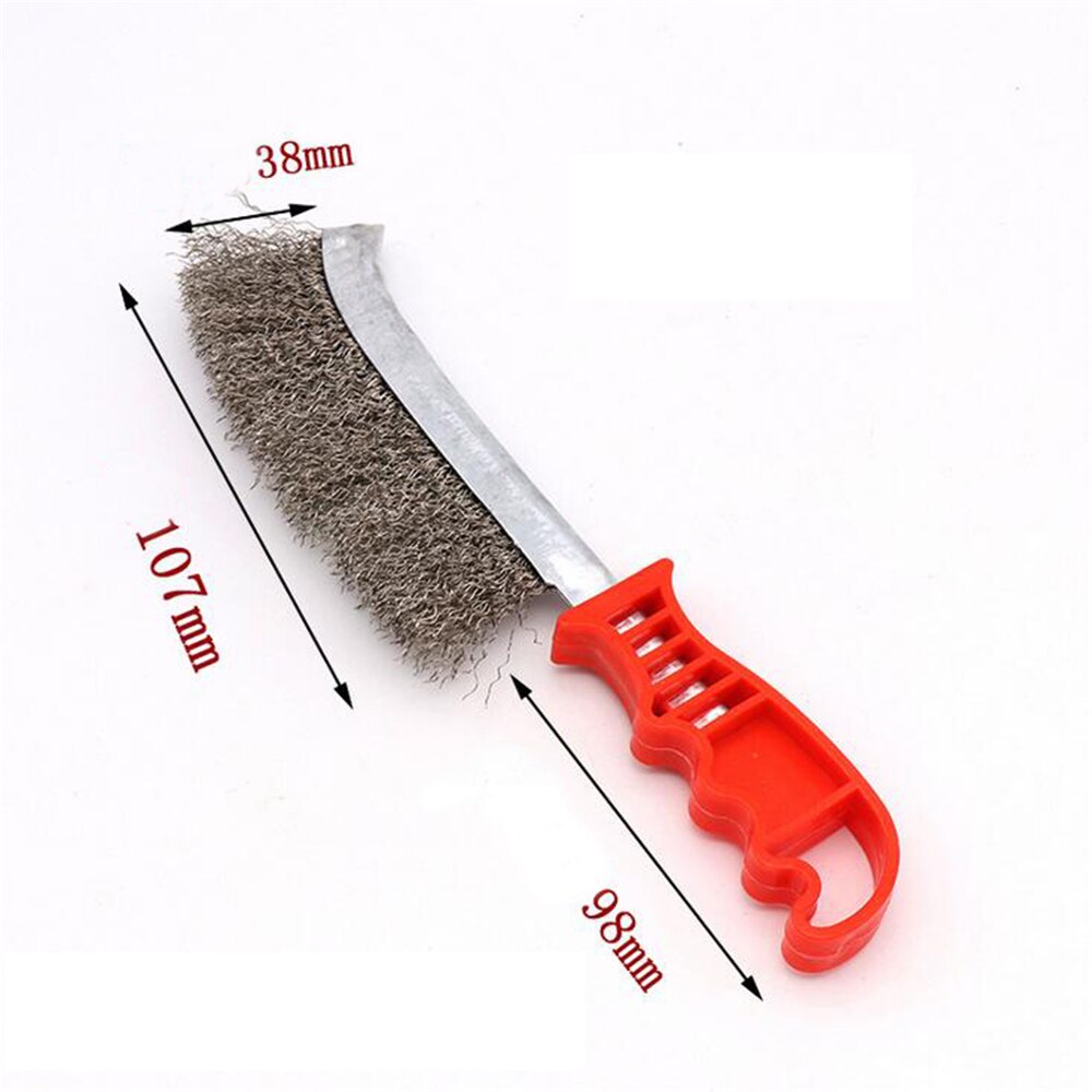 Wire Scratch Brushes Grill Cleaner BBQ Grill Steel Wire Brush Brush-Steel Stainless Steel Wire Brush Rust Paint Removal Tools