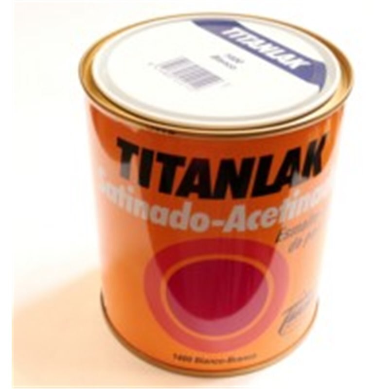 ESMALTE LACA POLIURETANO SATIN TITANLAK BLANCO 1400 750ML