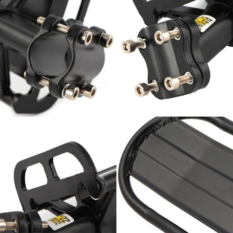 Vélo étagère arrière VTT plat rétractable porte-bagages équipement de vélo accessoires VTT sous cadre porte-vélo