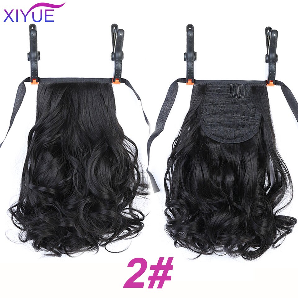 Xiyue lange watergolf clip in staart nep haar paardenstaart haarstuk met haarspelden synthetische paardenstaart extensies: P2/613